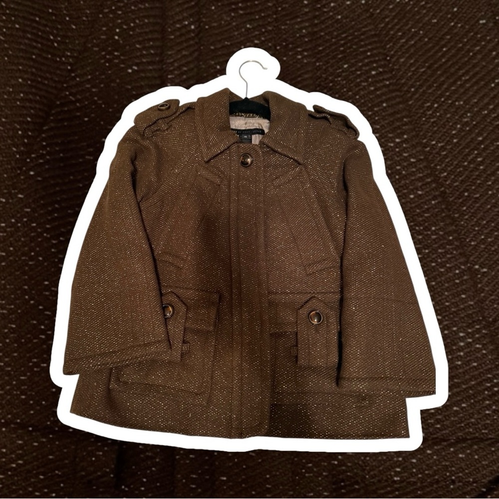 Marc By Marc Jacobs Brown Pea Coat